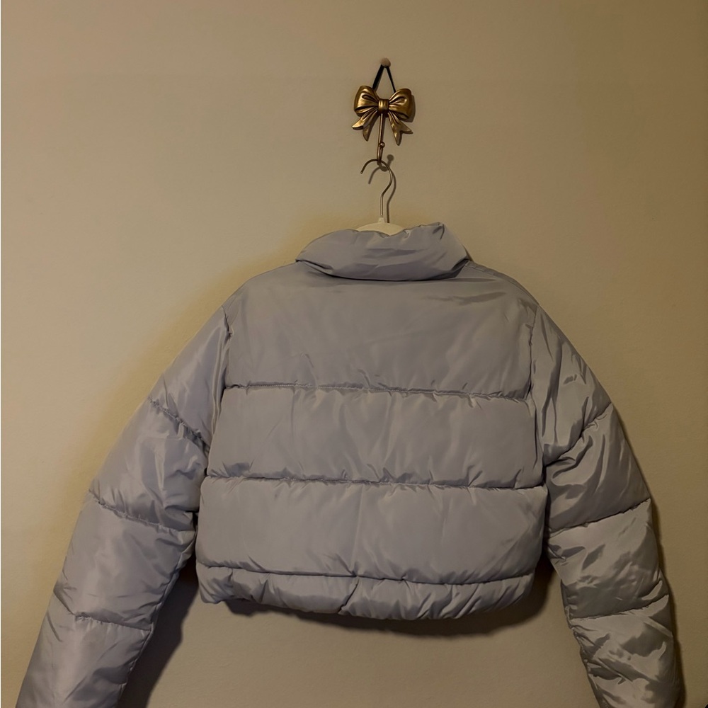 Gray Puffer Jacket - image 2